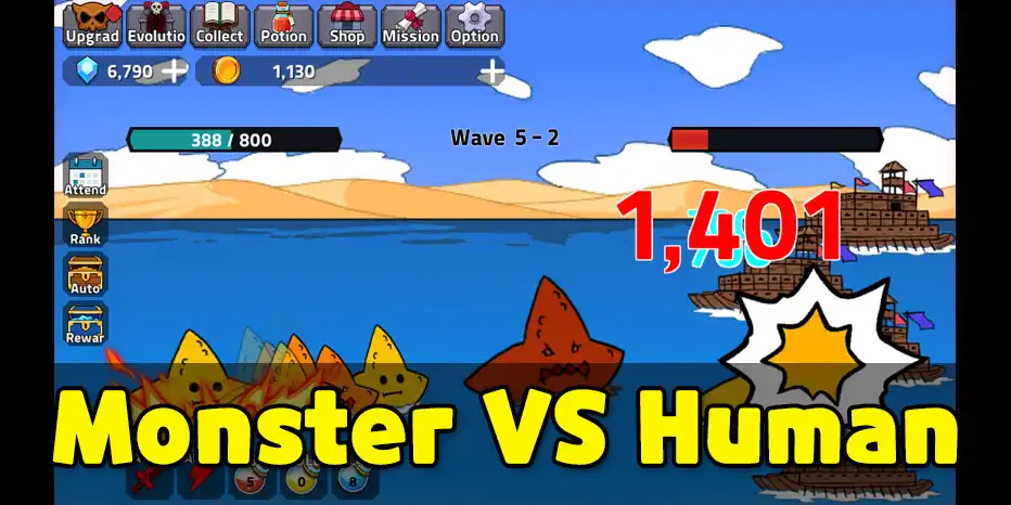 Play Tap Tap Raising Monster as an online game Tap Tap Raising Monster with UptoPlay