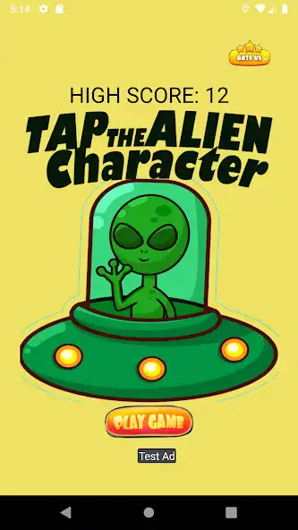 Play Tap the Alien Character  and enjoy Tap the Alien Character with UptoPlay