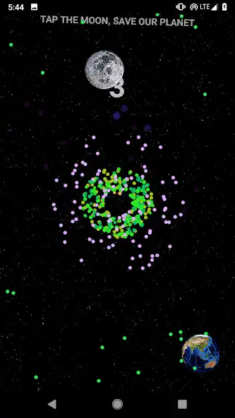 Play Tap The Moon, Save Our Planet 2019 as an online game Tap The Moon, Save Our Planet 2019 with UptoPlay