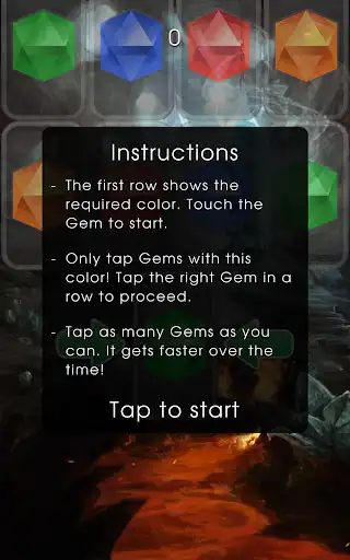 Play Tap The Right Gems as an online game Tap The Right Gems with UptoPlay