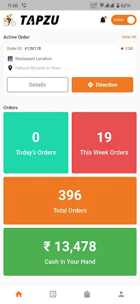 Play Tapzu Delivery App as an online game Tapzu Delivery App with UptoPlay