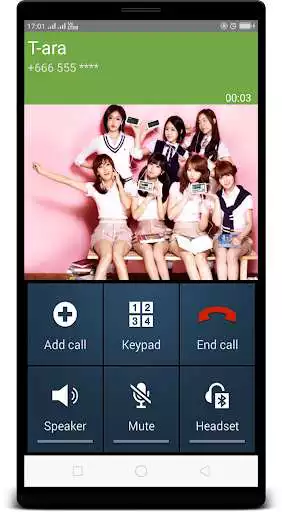Play T-ara Calling Prank as an online game T-ara Calling Prank with UptoPlay