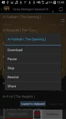 Play Tareq Abdulgani daawob Quran