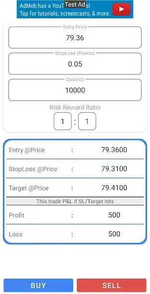Play Target and Stoploss Calculator as an online game Target and Stoploss Calculator with UptoPlay