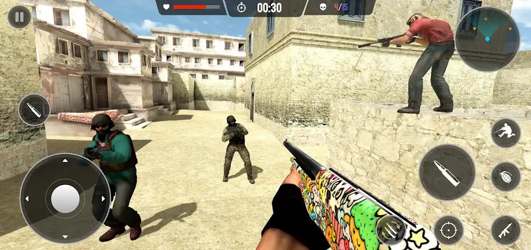 Play Target Ops - FPS Shooting Game as an online game Target Ops - FPS Shooting Game with UptoPlay