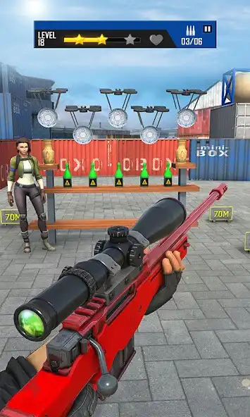 Play Target Shooting Gun Range 3D as an online game Target Shooting Gun Range 3D with UptoPlay