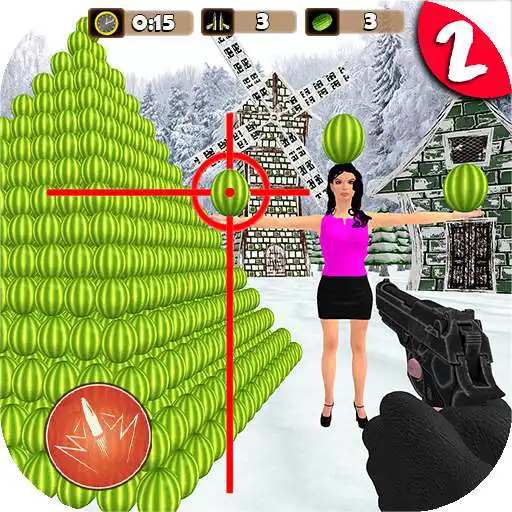 Play Target Watermelon Shoot 3D: Fruit Cut Games 2020 APK