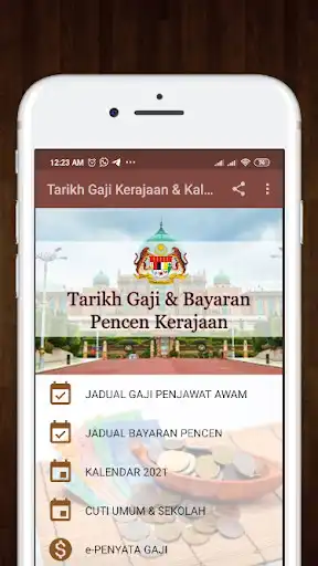 Play Tarikh Gaji Kerajaan & Kalendar 2021  and enjoy Tarikh Gaji Kerajaan & Kalendar 2021 with UptoPlay