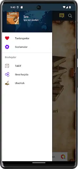 Play Tarix test savollari as an online game Tarix test savollari with UptoPlay