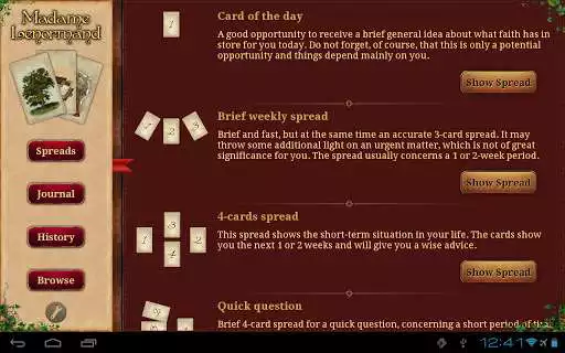 Play Tarot Madame Lenormand HD