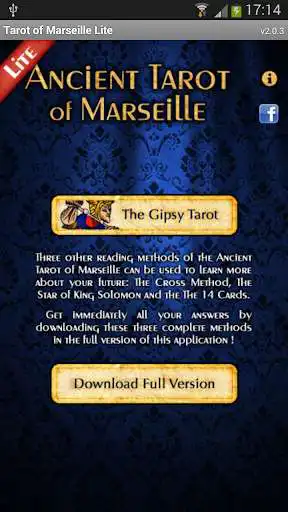 Play Tarot of Marseille Lite as an online game Tarot of Marseille Lite with UptoPlay