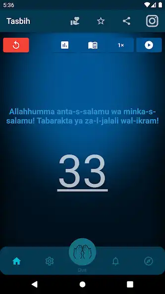 Play Tasbih with Global Ranking as an online game Tasbih with Global Ranking with UptoPlay