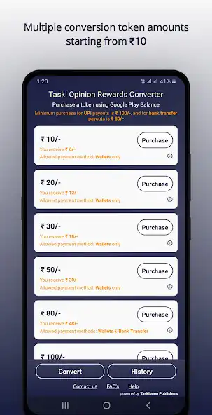 Play Taski Opinion Reward Converter as an online game Taski Opinion Reward Converter with UptoPlay