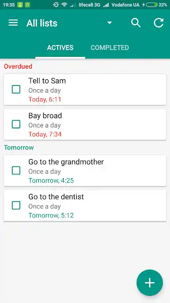 Play Task List
