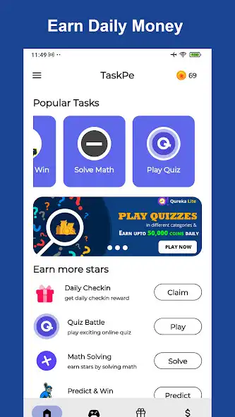 Play TaskPe - Earn Daily Money  and enjoy TaskPe - Earn Daily Money with UptoPlay