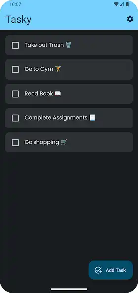 Play Tasky: To-do list  Reminders as an online game Tasky: To-do list  Reminders with UptoPlay