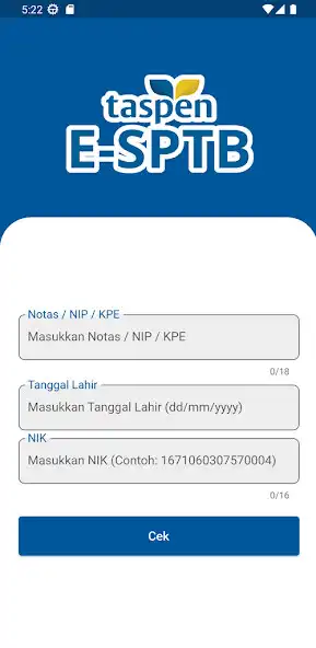 Play TASPEN E-SPTB  and enjoy TASPEN E-SPTB with UptoPlay