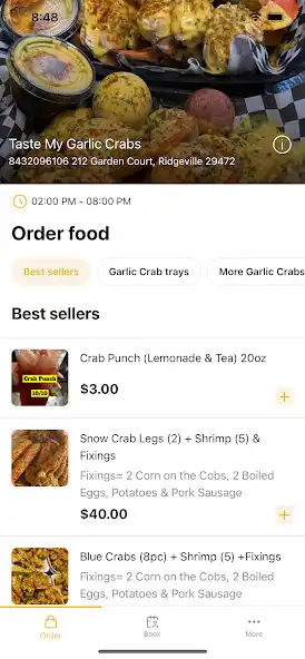 Play Taste My Garlic Crabs as an online game Taste My Garlic Crabs with UptoPlay