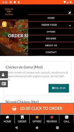 Play Taste of India Cowes as an online game Taste of India Cowes with UptoPlay