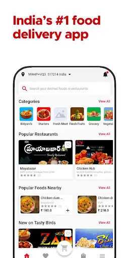 Play Tasty Birds - Get delicious items on demand  and enjoy Tasty Birds - Get delicious items on demand with UptoPlay