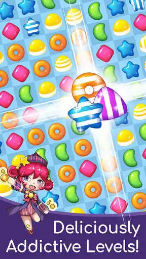 Play APK Tasty Candy 2018  and enjoy Tasty Candy 2018 with UptoPlay com.tastycandy.candymacth3