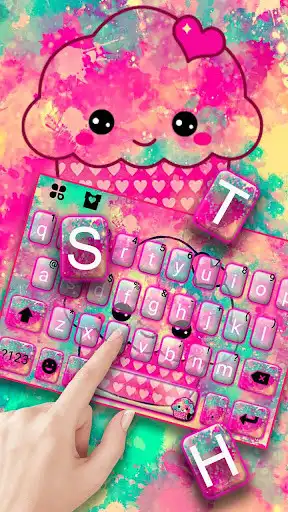 Play Tasty Cupcake Keyboard Theme as an online game Tasty Cupcake Keyboard Theme with UptoPlay