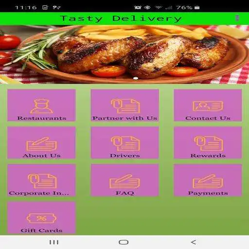 Play Tasty Delivery - Local Restaurant Food Delivery  and enjoy Tasty Delivery - Local Restaurant Food Delivery with UptoPlay