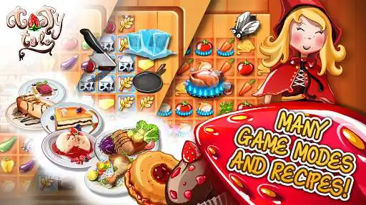 Play Tasty Tale: puzzle cooking game as an online game Tasty Tale: puzzle cooking game with UptoPlay