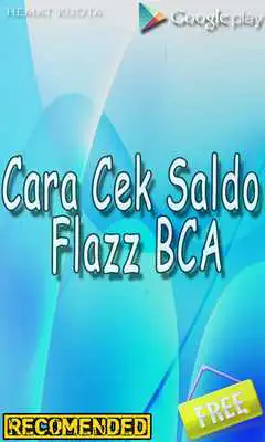 Play Tata Cara Cek Saldo Flazz BCA Lengkap