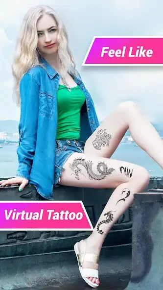 Play Tattoo Design and Name ink Tattoo on Photo as an online game Tattoo Design and Name ink Tattoo on Photo with UptoPlay