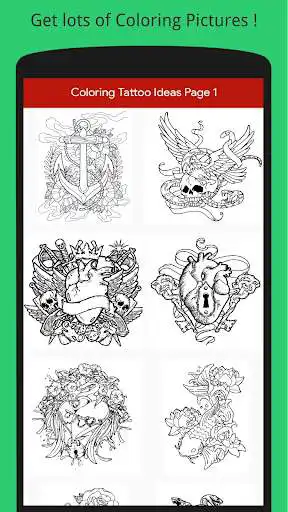 Play Tattoo Designs Coloring Book  and enjoy Tattoo Designs Coloring Book with UptoPlay
