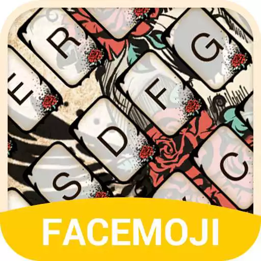 Free play online Tattoo Emoji Keyboard Theme  APK