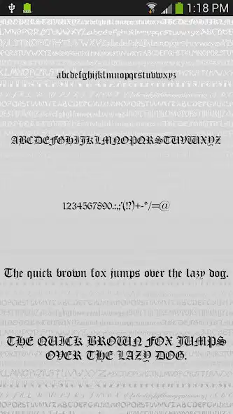 Play Tattoo Fonts for FlipFont  and enjoy Tattoo Fonts for FlipFont with UptoPlay