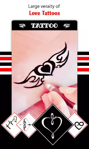 Play Tattoo Maker: make body tattoo as an online game Tattoo Maker: make body tattoo with UptoPlay