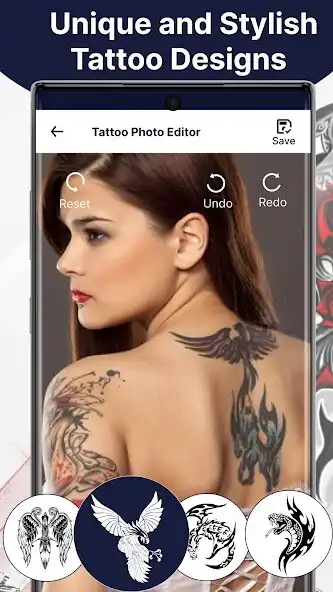 Play Tattoo Maker- tattoo on photos as an online game Tattoo Maker- tattoo on photos with UptoPlay