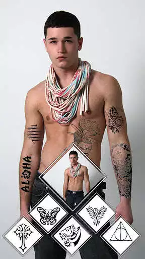 Play Tattoo my photo editor of name  and enjoy Tattoo my photo editor of name with UptoPlay