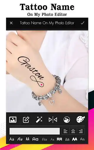 Play Tattoo Name On My Photo Editor  and enjoy Tattoo Name On My Photo Editor with UptoPlay