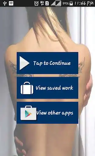 Play APK Tattoo Parlour Free  and enjoy Tattoo Parlour Free with UptoPlay apps.andlabs.tatto.maker.fashion.free.makeup