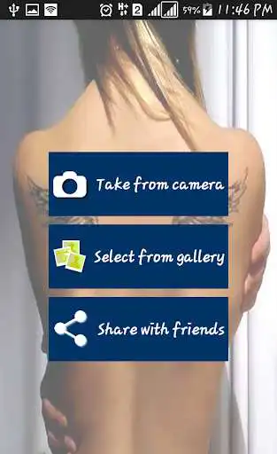 Play APK Tattoo Parlour Free  and enjoy Tattoo Parlour Free with UptoPlay apps.andlabs.tatto.maker.fashion.free.makeup