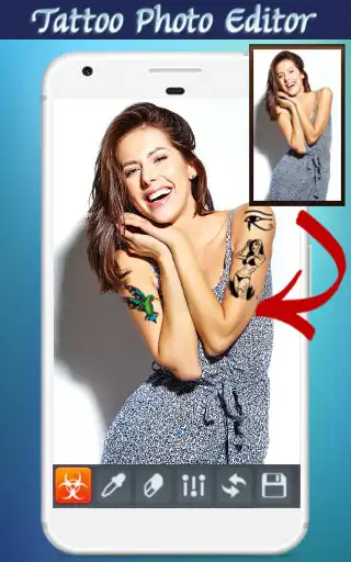 Play Tattoo Photo Editor - Photo Tattos, Tattoo Maker as an online game Tattoo Photo Editor - Photo Tattos, Tattoo Maker with UptoPlay