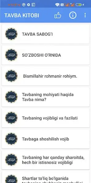 Play Tavba Kitobi  and enjoy Tavba Kitobi with UptoPlay