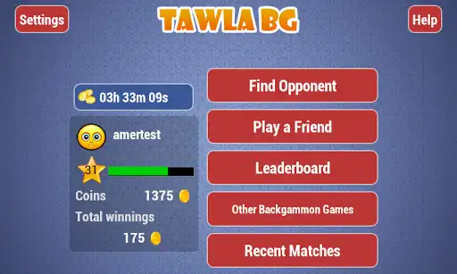 Play Tawla Backgammon as an online game Tawla Backgammon with UptoPlay