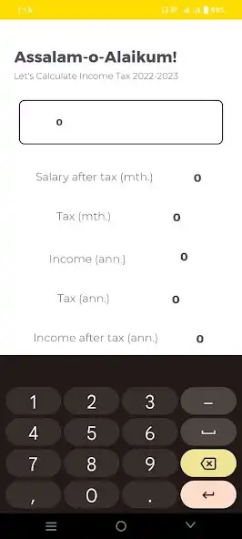 Play Tax Calculator PK as an online game Tax Calculator PK with UptoPlay