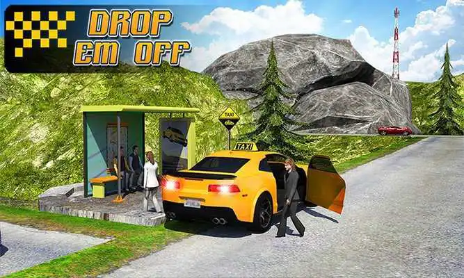 Play Taxi Driver 3D : Hill Station