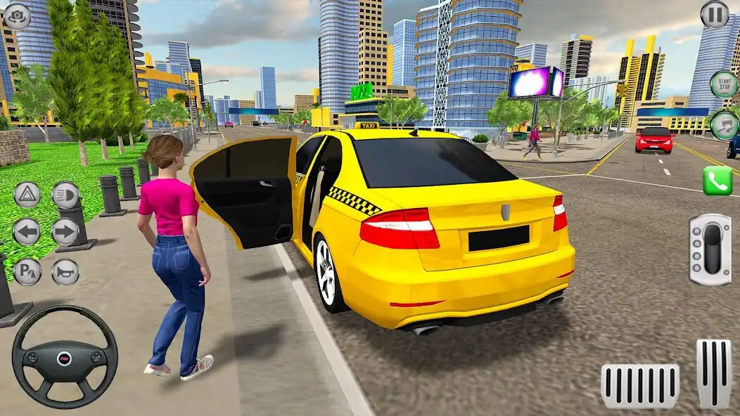 Play Taxi Game 2023: Taxi 2023 as an online game Taxi Game 2023: Taxi 2023 with UptoPlay