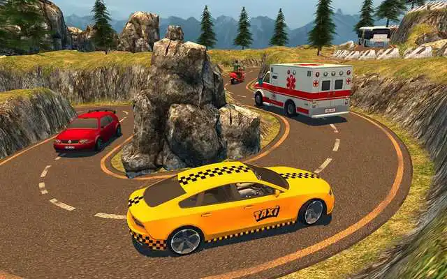 Play Taxi Game Sim Hill Station