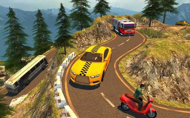 Play Taxi Game Sim Hill Station