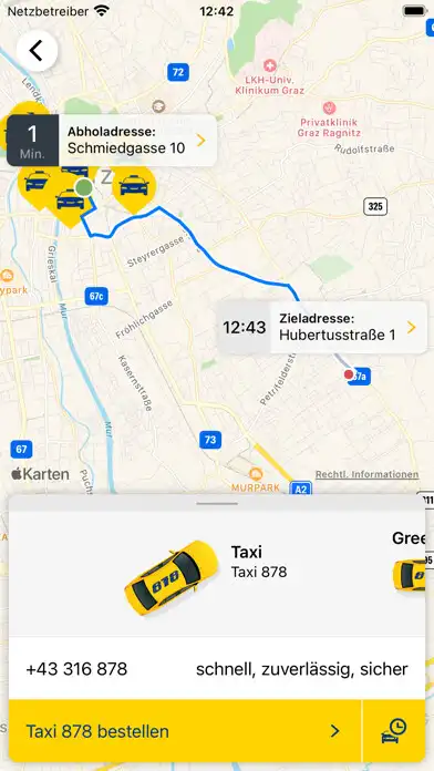 Play Taxi Graz 878 as an online game Taxi Graz 878 with UptoPlay
