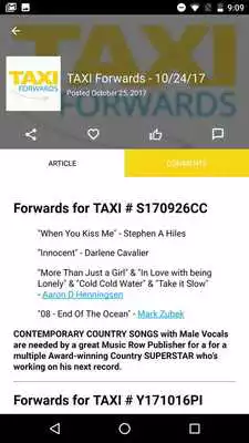 Play TAXI Music