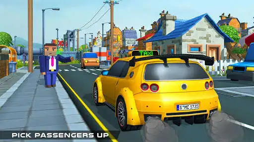 Play Taxi Simulator: Blocky Taxi Game Play Taxi Simulator: Blocky Taxi Game